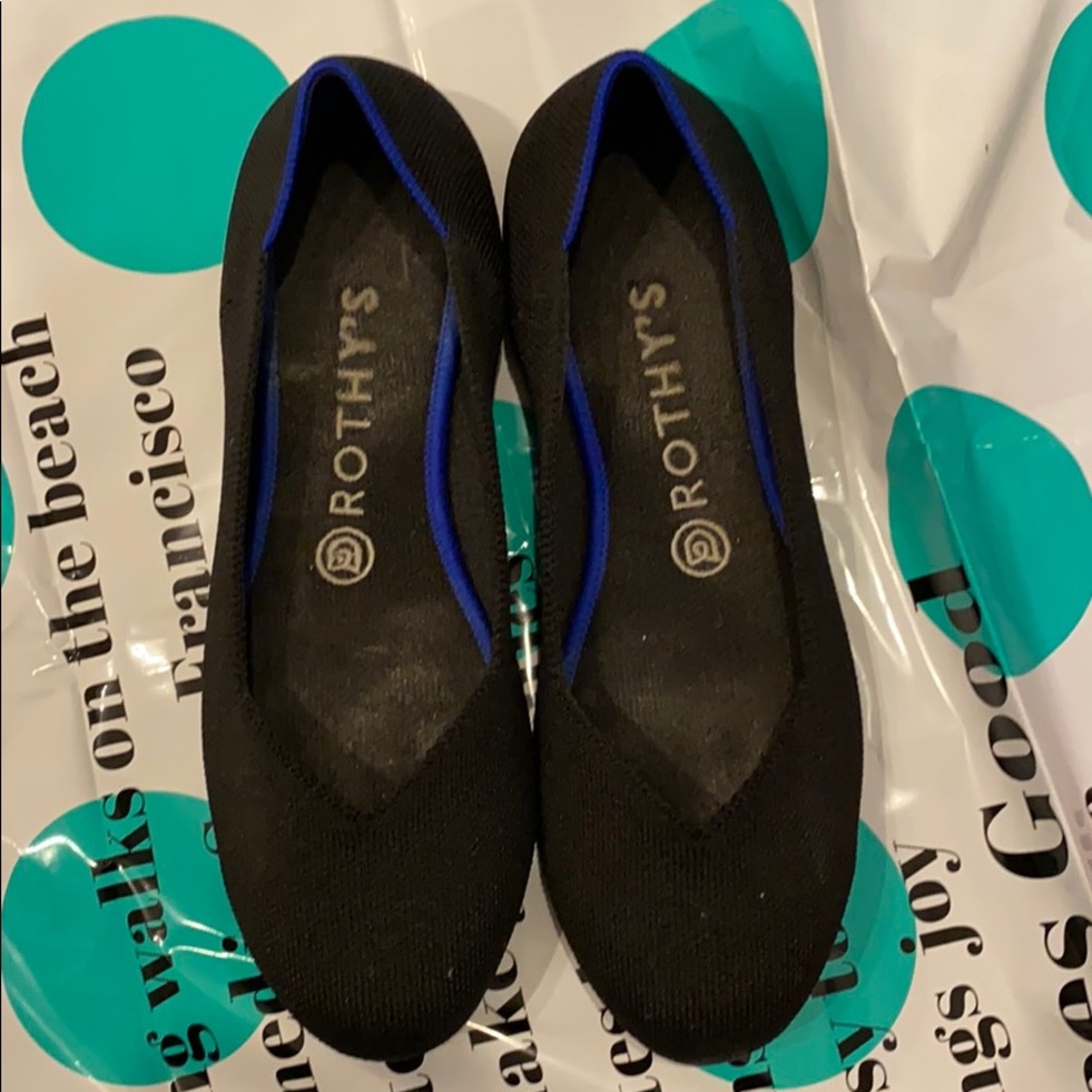 Rothy’s Black Solid Flat